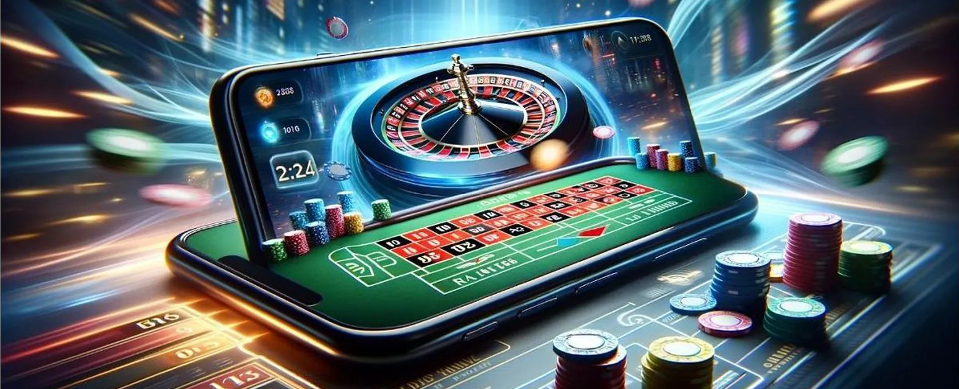 OKBET Poker table with cards and chips